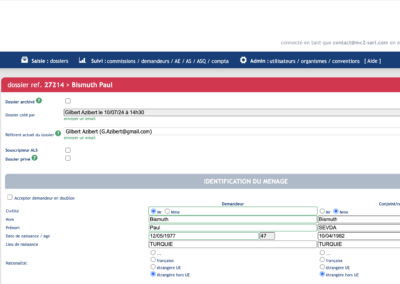 Soli'AIDE - Extranet métier Soli’AL - dossier demandeur