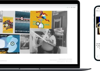 Site web de Foré, affichiste