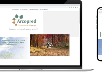 Site web d'Arcopred, Prévention et dépistage