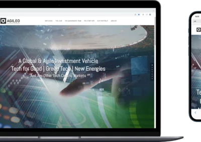 Site web Agileo Ventures