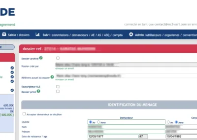 Soli'AIDE - Extranet métier Soli’AL - dossier demandeur