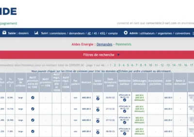 Soli'AIDE - Extranet métier Soli’AL - suivi des demandes d'Aide Energie